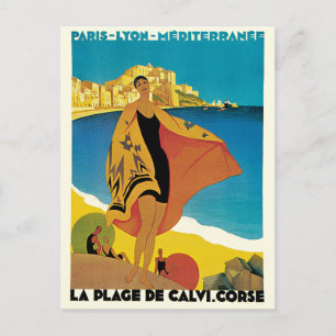 Carte Postale La Plage de Calvi