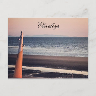 Carte Postale La plage de Cleveleys