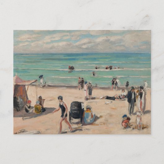 Carte Postale La Plage de Fort-Mahon | Albert André (Devant)
