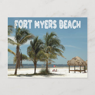 Carte Postale La plage de Fort Myers en Floride