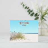 Carte Postale La plage de Gulf Shores Alabama (Debout devant)