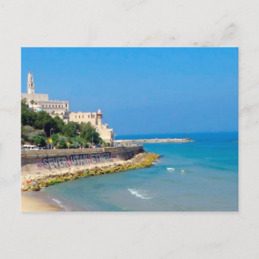 Carte Postale La plage de Jaffa (Devant)