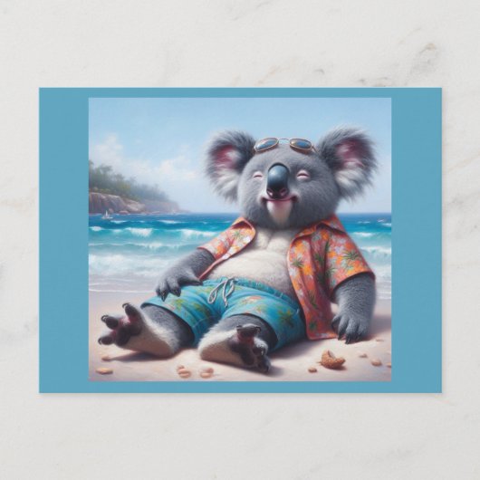 Carte Postale La plage de Koala (Devant)