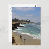 Carte Postale La plage de La Jolla Cove (Devant / Derrière)