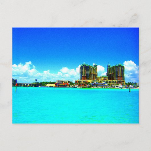 Carte Postale La plage de l'hôtel Emerald Grande Destin Florida (Devant)