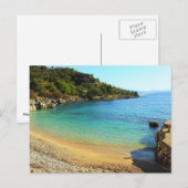 Carte Postale La plage de Nissaki (Devant / Derrière)