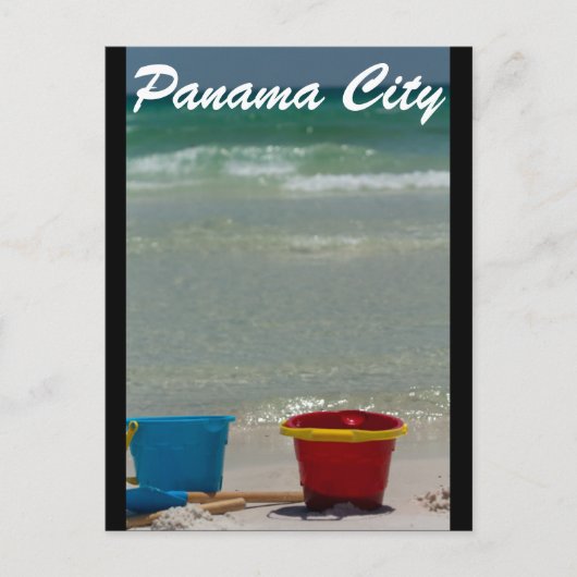 Carte Postale La plage de Panama City (Devant)