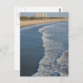 Carte Postale La plage de père Noël Monica (Devant / Derrière)