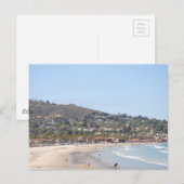 Carte Postale La plage de San Diego (Devant / Derrière)