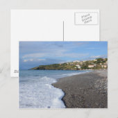 Carte Postale La Plage De Scalea (Devant / Derrière)