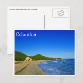 Carte Postale la plage de tayrona (Devant / Derrière)