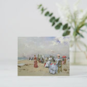Carte Postale La Plage de Trouville (Debout devant)