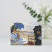 Carte Postale La plage de Trouville Claude Monet (Debout devant)