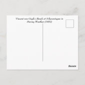 Carte Postale La plage de Vincent van Gogh à Scheveningen (Dos)