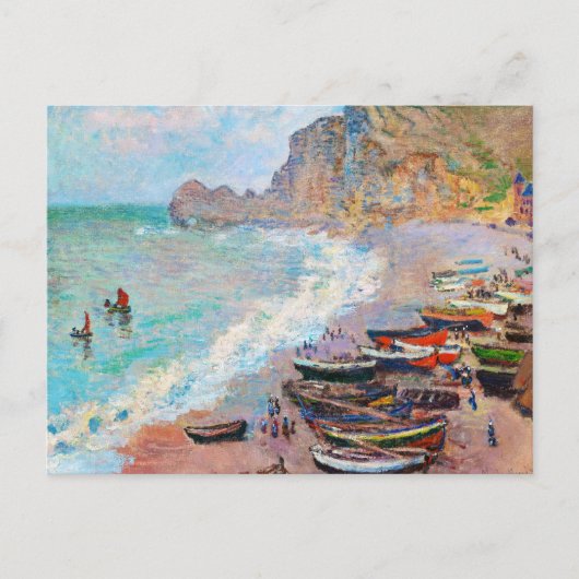 Carte Postale La plage d'Etretat Claude Monet (Devant)