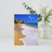 Carte Postale La plage d'or du Portugal (Debout devant)