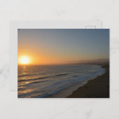 Carte Postale La plage du soir (Devant / Derrière)