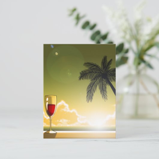 Carte Postale La plage du soir (Debout devant)