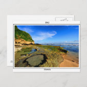 Carte Postale La plage d'Uluwatu (Devant / Derrière)