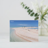 Carte Postale La plage tropicale de Rangiroa (Debout devant)