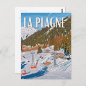 Carte Postale La Plagne Station de ski  (Devant / Derrière)