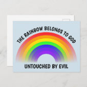 CARTE POSTALE LA PLANCHE APPARTIENT À DIEU, NON TOUCHÉE PAR LE M (Devant / Derrière)