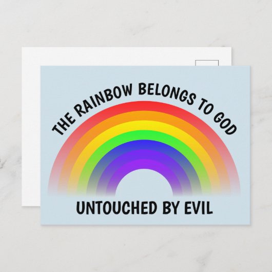CARTE POSTALE LA PLANCHE APPARTIENT À DIEU, NON TOUCHÉE PAR LE M (Devant / Derrière)