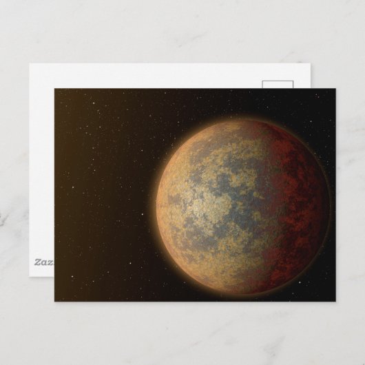 Carte Postale La planète exoplanétaire chaude rocheuse Hd 219134 (Devant / Derrière)