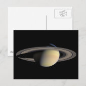 Carte Postale La planète Saturne de Cassini Orbiter (Devant / Derrière)