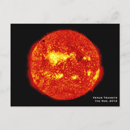 Carte Postale La planète Vénus transite le soleil, Hi-Res (Devant)