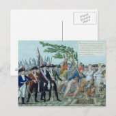 Carte Postale La plantation d'un arbre de liberté, c.1789 (Devant / Derrière)