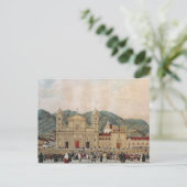 Carte Postale La Plaza de Bolivar, Bogota, 1837 (Debout devant)