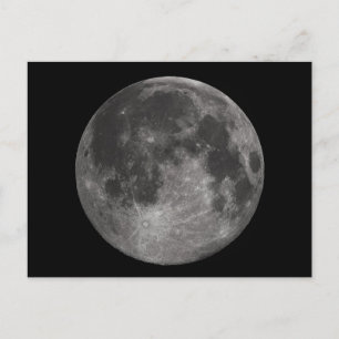 Carte Postale La Pleine lune de la Terre