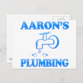 Carte Postale La plomberie d'Aaron (Devant / Derrière)