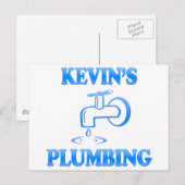 Carte Postale La plomberie de Kevin (Devant / Derrière)