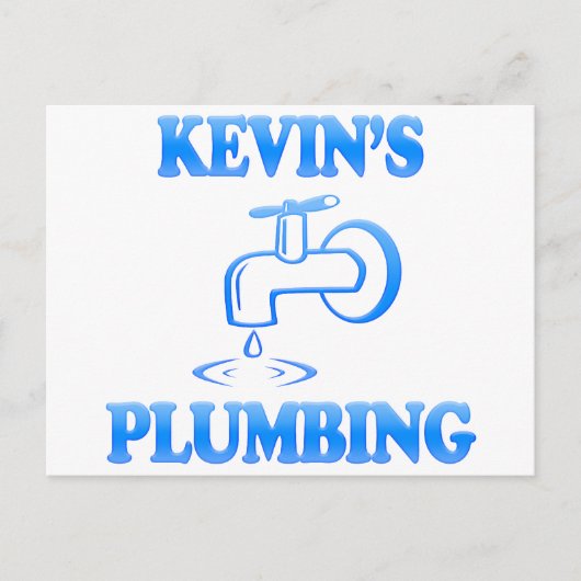 Carte Postale La plomberie de Kevin (Devant)
