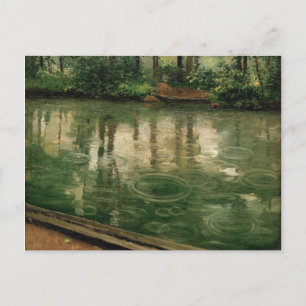 Carte Postale La pluie des Yerres Gustave Caillebotte
