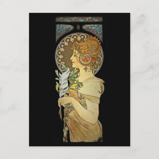 Carte Postale La plume 1899 (Devant)