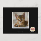 Carte Postale La plume est morte. (Devant)