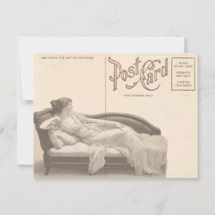 Carte Postale La Plupart Du Temps, Je Vis Juste Allonger Autour 
