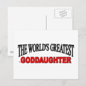 Carte Postale La plus grande fille du monde (Devant / Derrière)