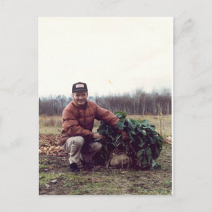 Carte Postale La PLUS GRANDE rutabaga du monde !