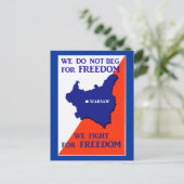 Carte Postale La Pologne 2ème guerre mondiale lutte pour la libe (Debout devant)