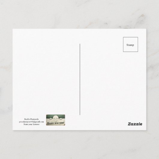 Carte Postale La porte (Dos)