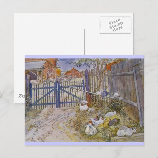 Carte Postale La porte (Devant / Derrière)