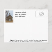 Carte Postale La porte de l'école (Dos)