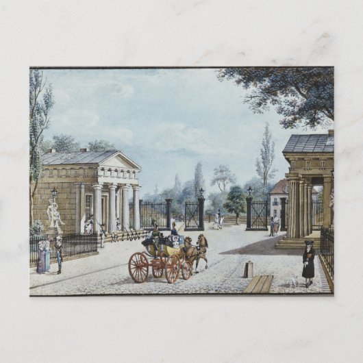 Carte Postale La Porte de Leipzig, Berlin (Devant)