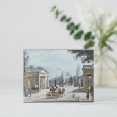 Carte Postale La Porte de Leipzig, Berlin (Debout devant)