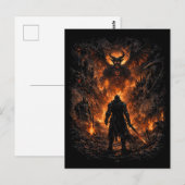 Carte Postale La Porte de l'Enfer (Devant / Derrière)