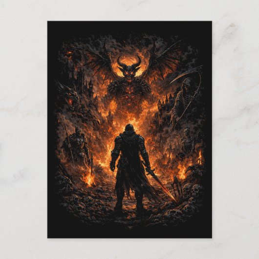 Carte Postale La Porte de l'Enfer (Devant)